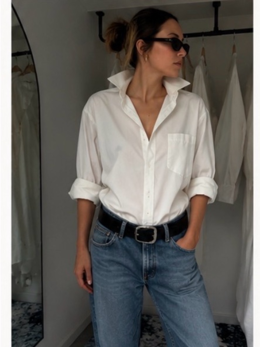 Vintage Yves Saint Laurent menswear oversized button down